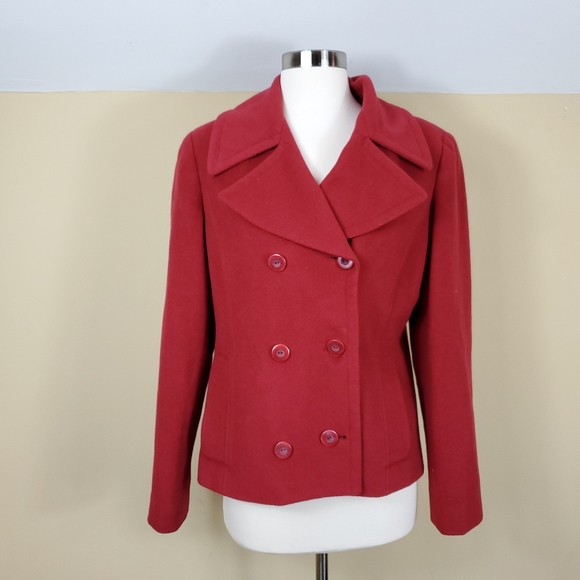 anne klein pea coat